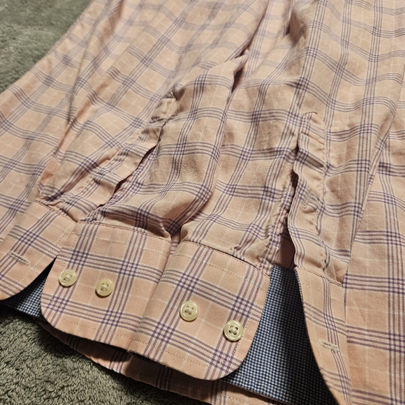 J. McLaughlin Men's Plaid Button-Down Shirt Size Small - Picture 6 of 8